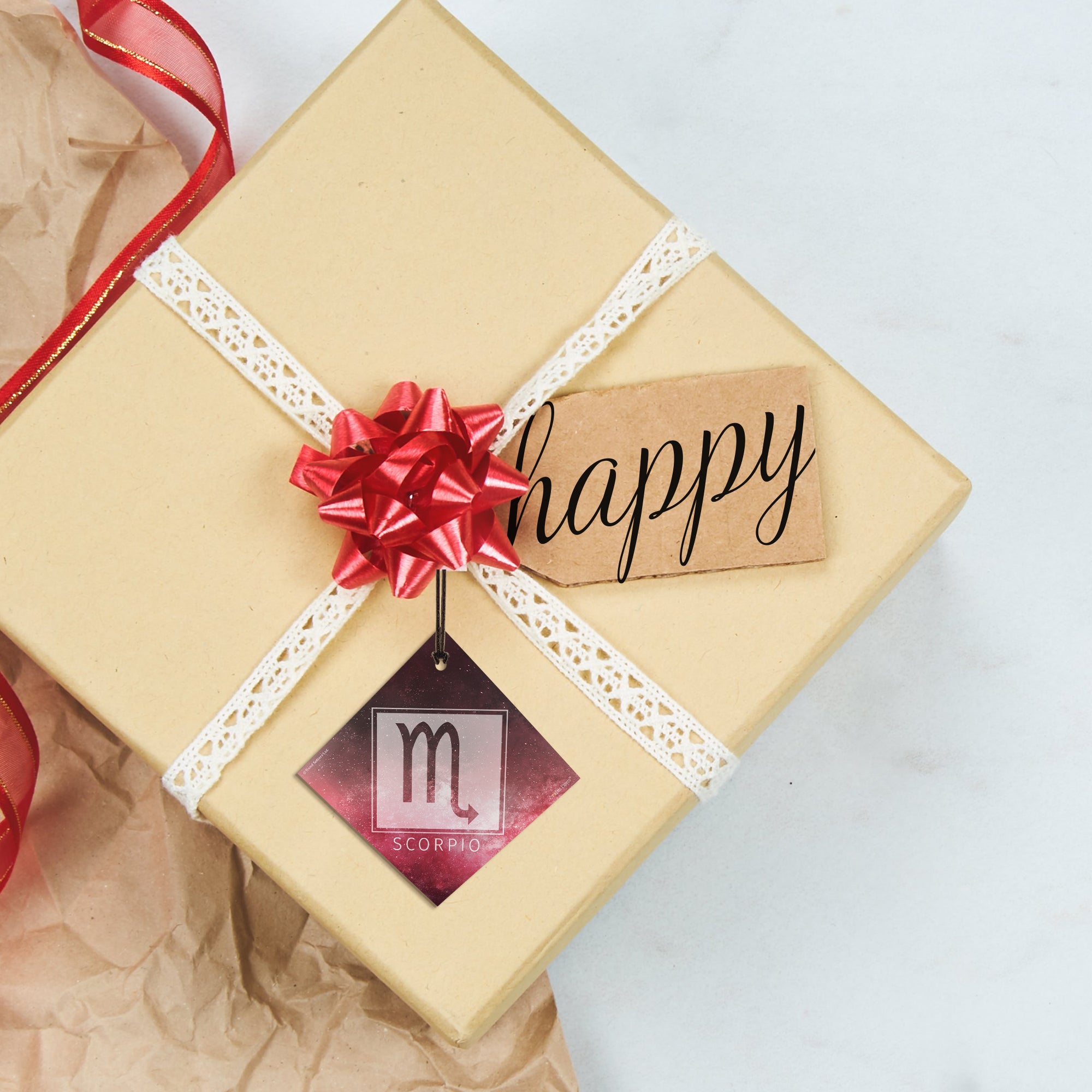 Zodiac Collection (Scorpio) StarFire Prints™ Hanging Glass Print SPSQU833