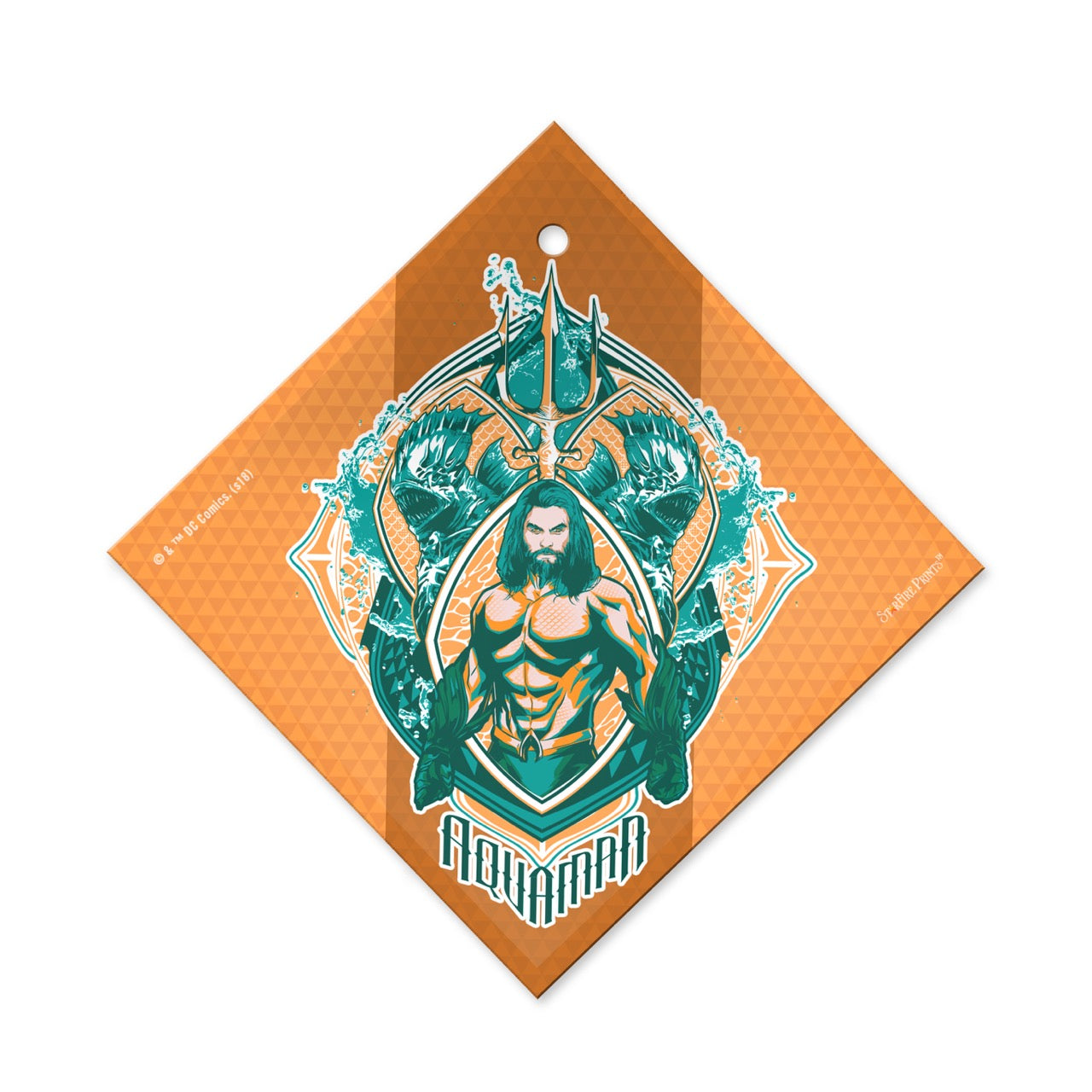 Aquaman (King of Atlantis) StarFire Prints™ Glass Art SPSQU873