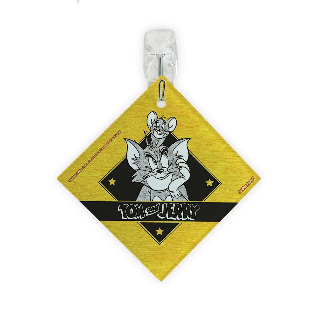 Tom and Jerry (Frenemies) StarFire Prints™ Glass Art SPSQU887