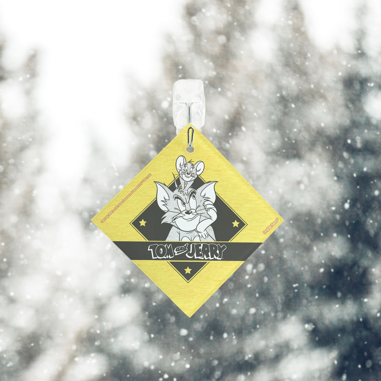 Tom and Jerry (Frenemies) StarFire Prints™ Glass Art SPSQU887