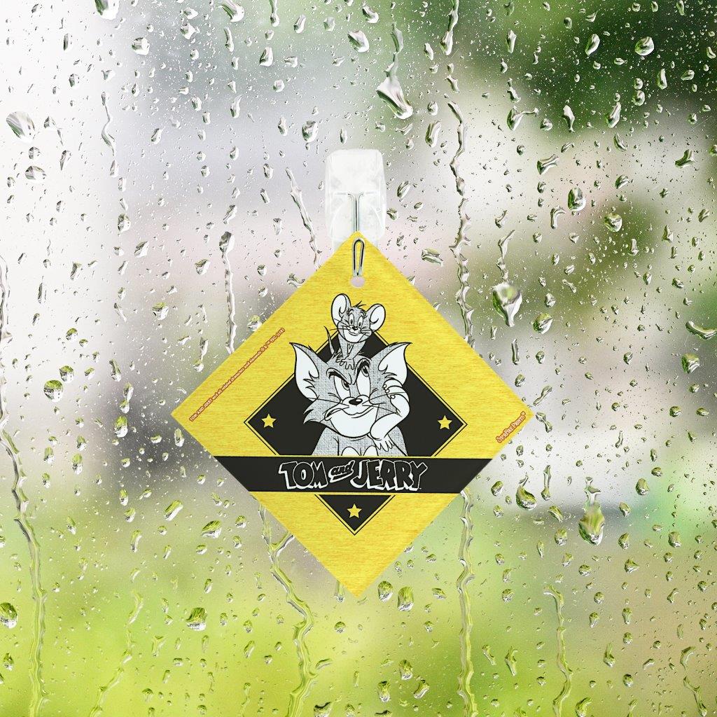 Tom and Jerry (Frenemies) StarFire Prints™ Glass Art SPSQU887