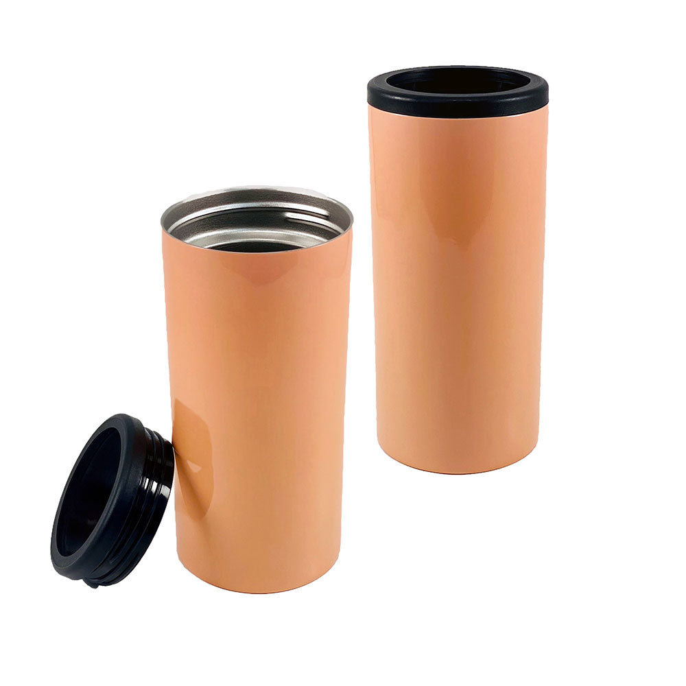 Trend Setters (Peach) 12 Oz Slim Can Cooler Bundle of Two (2) SSKOOP2