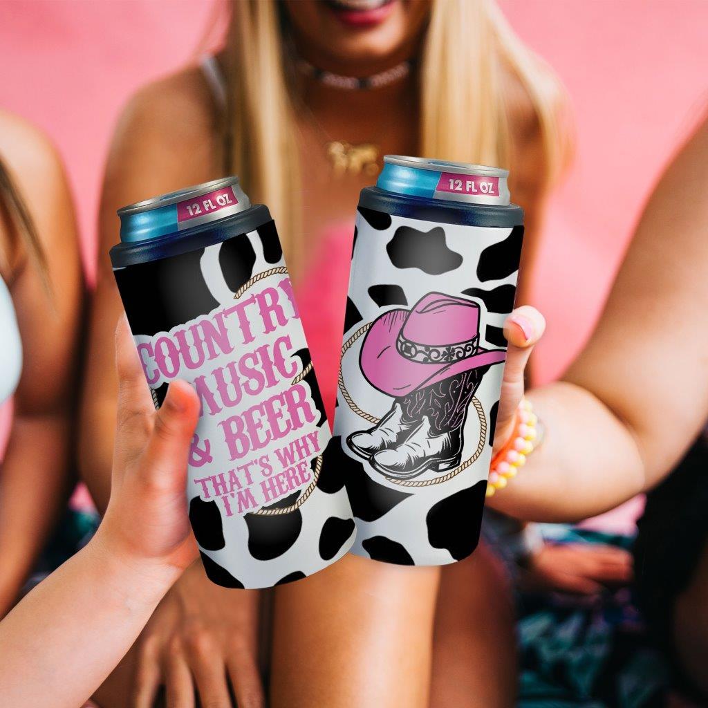 Trend Setters Originals (Country Music and Beer) 12 oz Slim Can Cooler