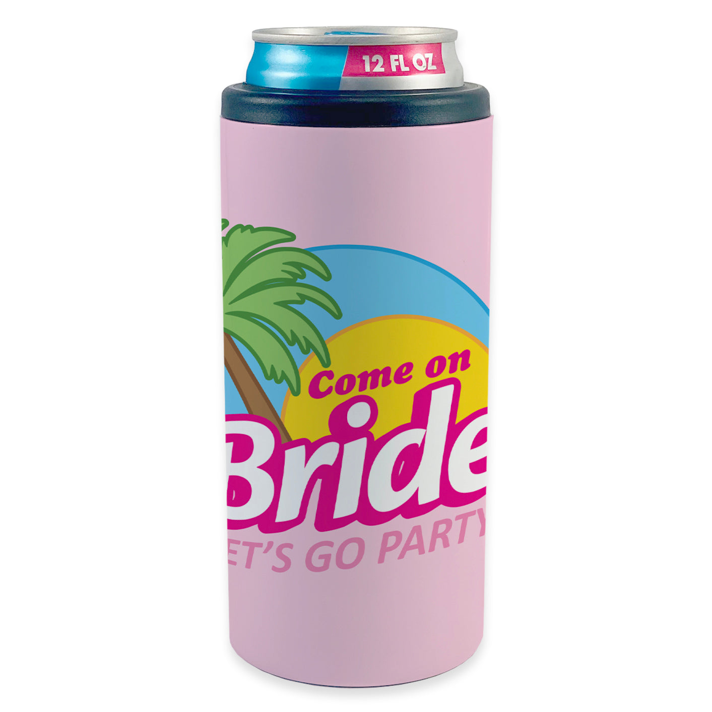 Bridal Collection (Come on Bride Let's Go Party) 12 oz Slim Can Cooler