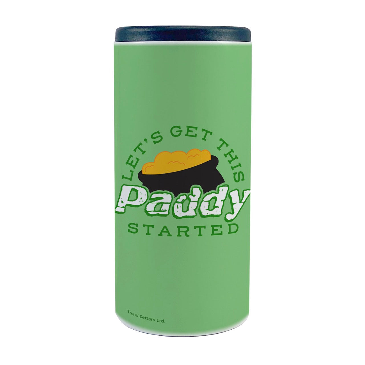St. Patricks Day Collection (Lets Get This Paddy Started) 12 Oz Slim Can Cooler
