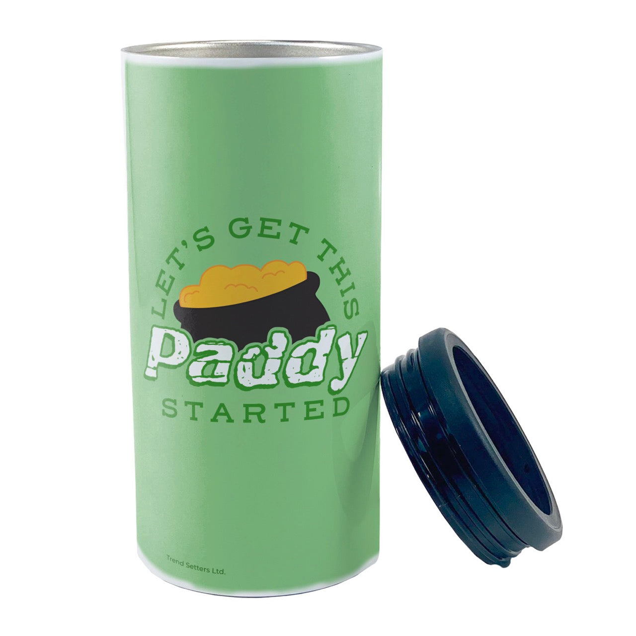 St. Patricks Day Collection (Lets Get This Paddy Started) 12 Oz Slim Can Cooler