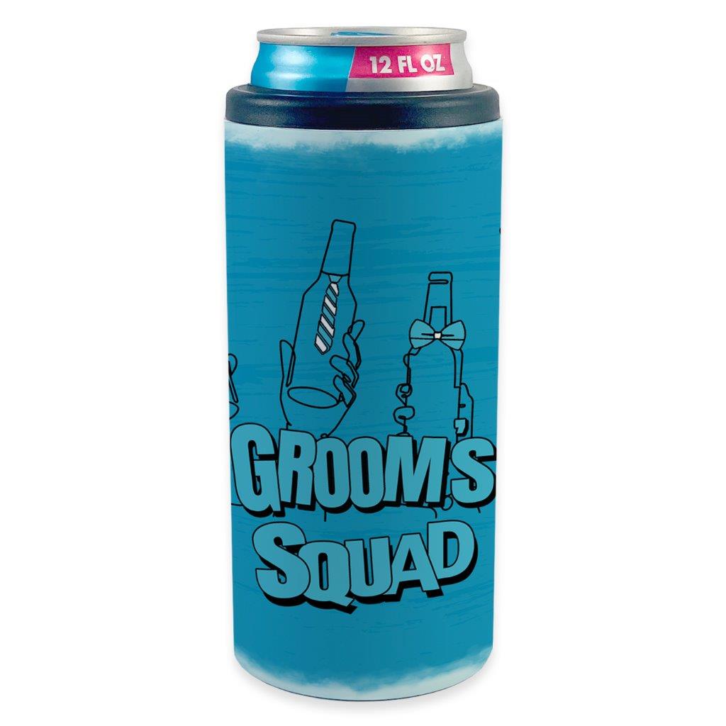 Trend Setters Original (Groom Squad) 12 oz Stainless Steel Slim Can Cooler SSKOOW0034