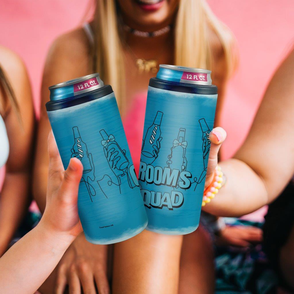 Trend Setters Original (Groom Squad) 12 oz Stainless Steel Slim Can Cooler SSKOOW0034