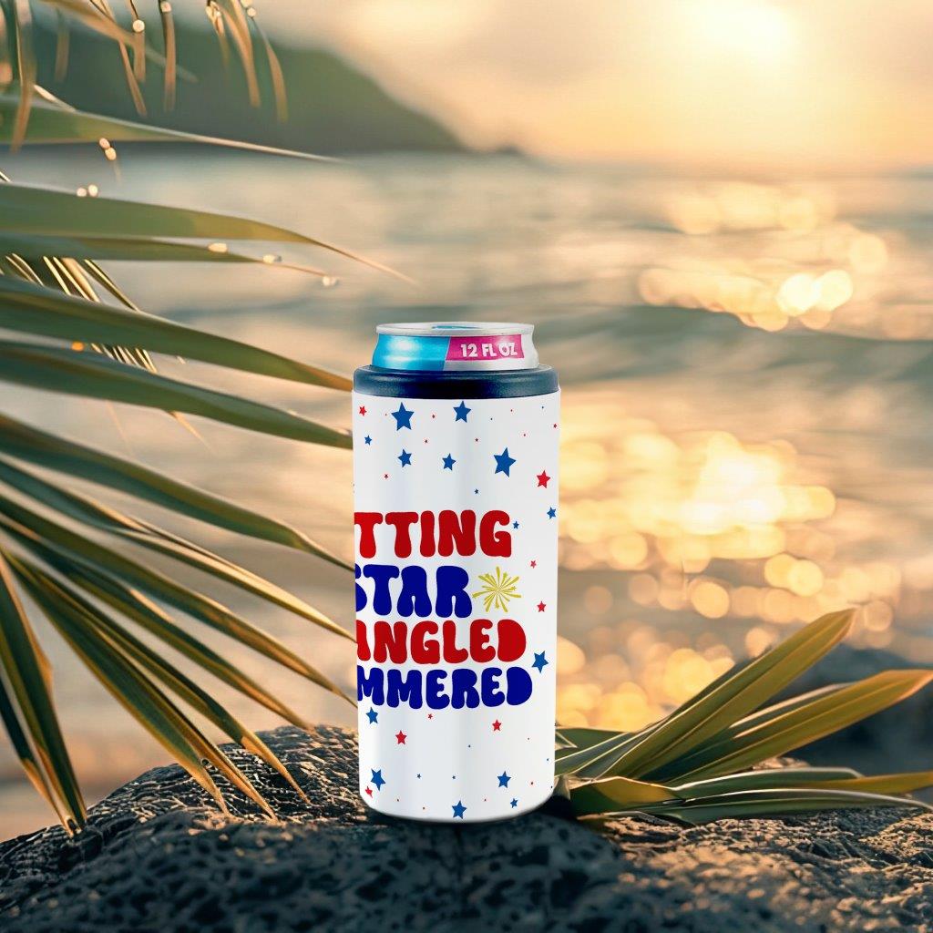 Trend Setters Original (Star Spangled Hammered) 12 Oz Slim Can Cooler SSKOOW0037