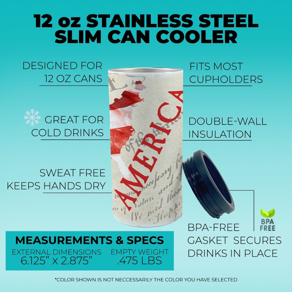Trend Setters Original (America’s 250th) 12 Oz Slim Can Cooler SSKOOW0038