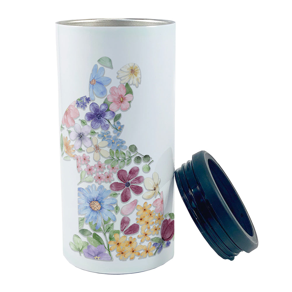 Trend Setters Original (Floral Bunny) 12 Oz Slim Can Cooler SSKOOW0039
