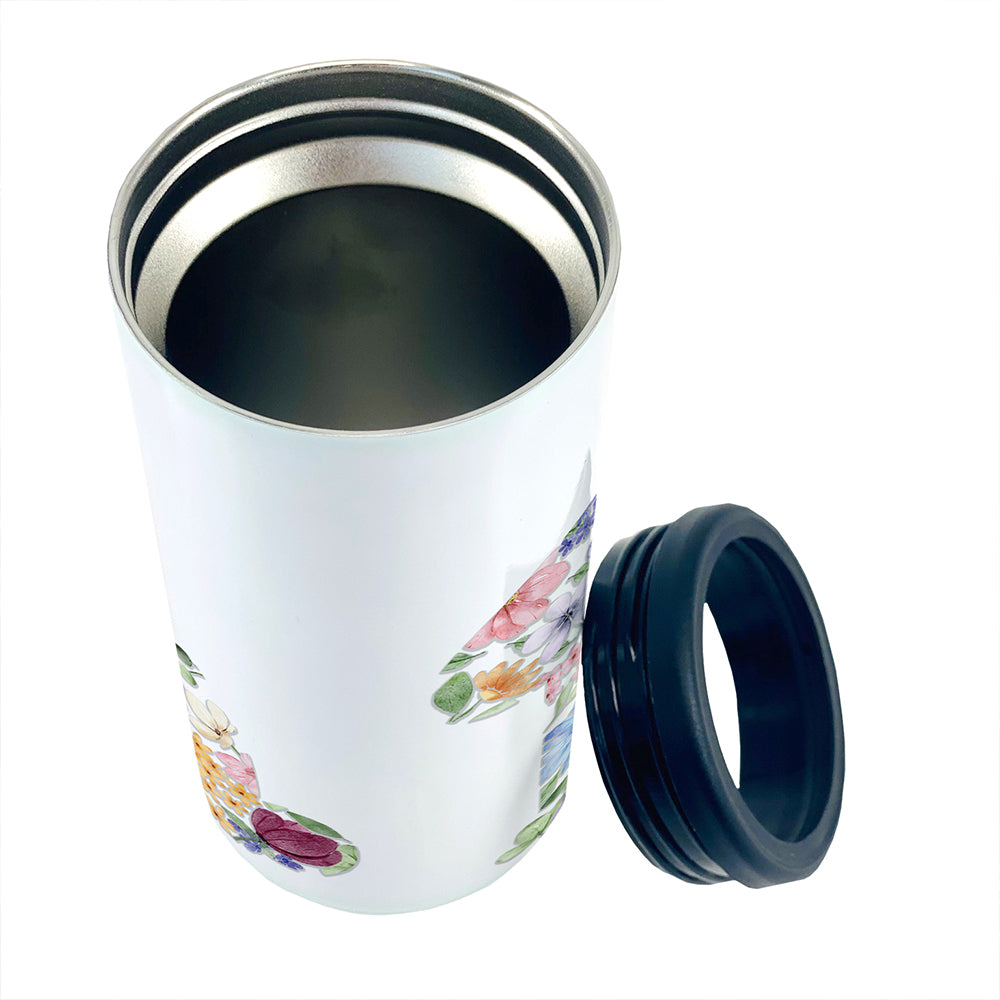 Trend Setters Original (Floral Bunny) 12 Oz Slim Can Cooler SSKOOW0039