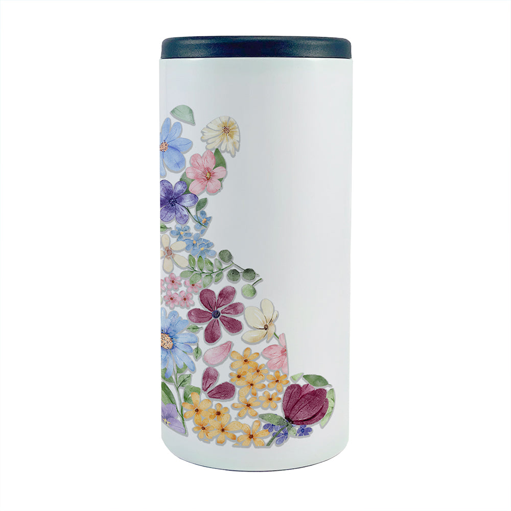 Trend Setters Original (Floral Bunny) 12 Oz Slim Can Cooler SSKOOW0039