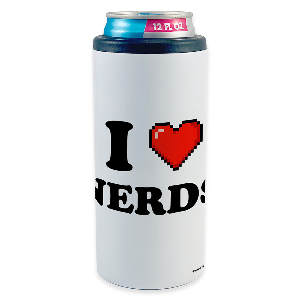 Trend Setters Original (I Heart Nerds) 12 Oz Slim Can Cooler SSKOOW0042