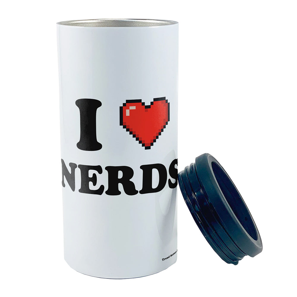 Trend Setters Original (I Heart Nerds) 12 Oz Slim Can Cooler SSKOOW0042