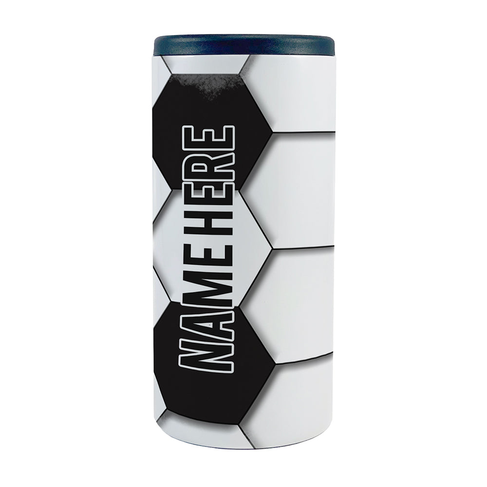 Trend Setters Original (Soccer Flag) Personalized 12 Oz Slim Can Cooler SSKOOW0043