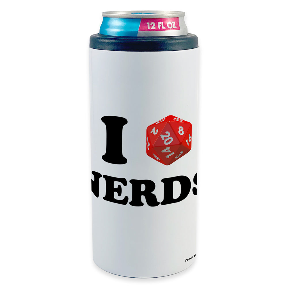 Trend Setters Original (I D20 Nerds) 12 Oz Slim Can Cooler SSKOOW0045