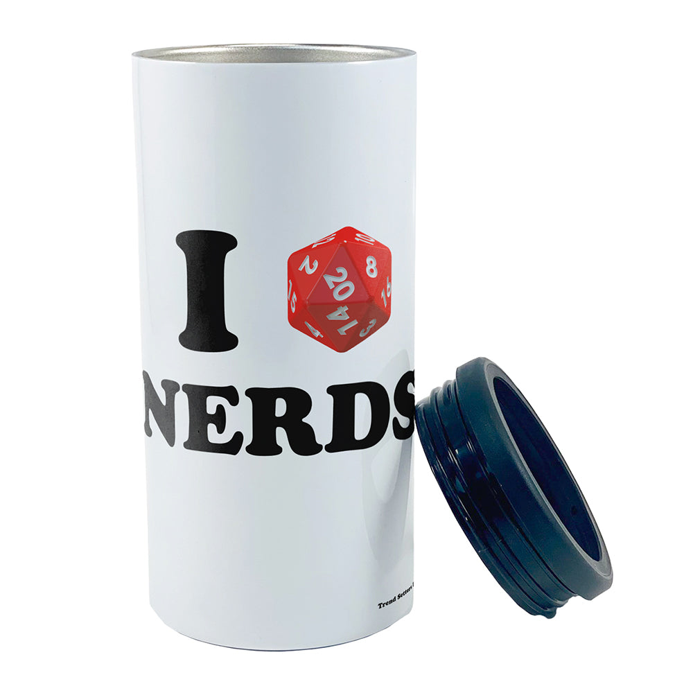 Trend Setters Original (I D20 Nerds) 12 Oz Slim Can Cooler SSKOOW0045