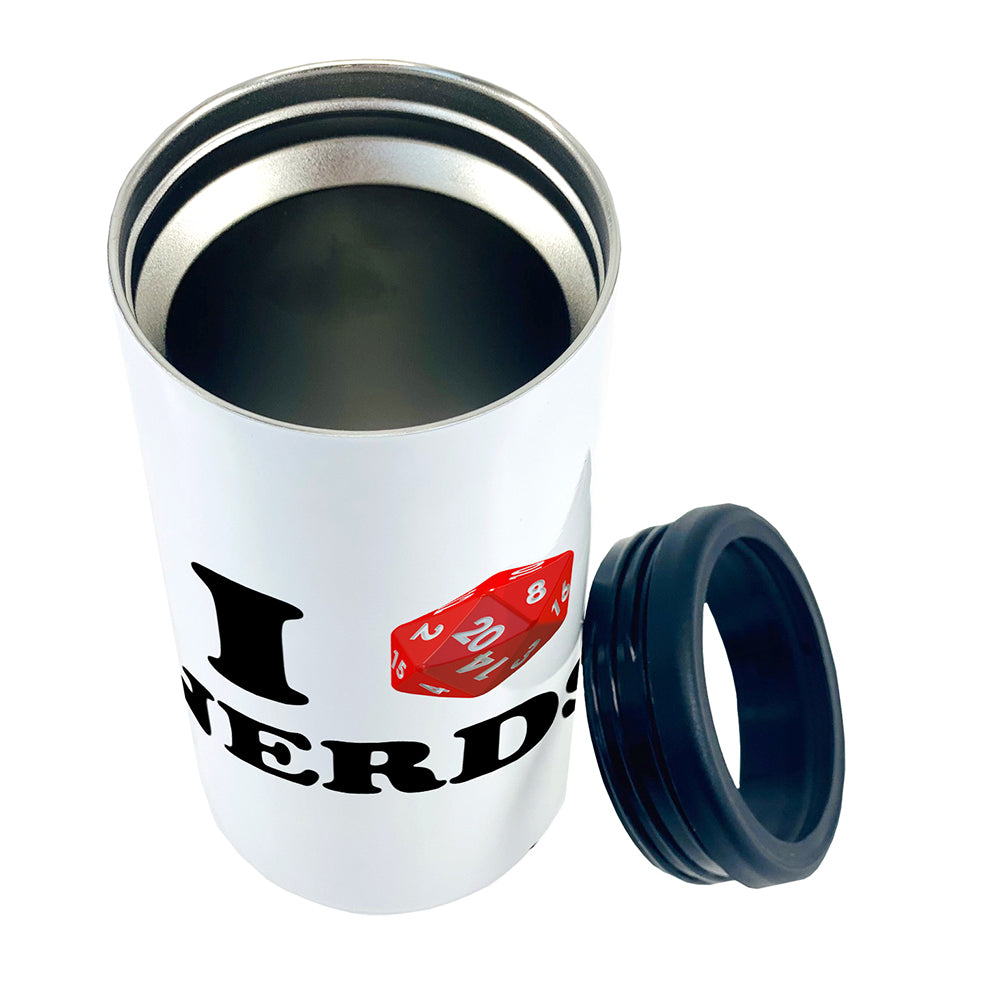 Trend Setters Original (I D20 Nerds) 12 Oz Slim Can Cooler SSKOOW0045