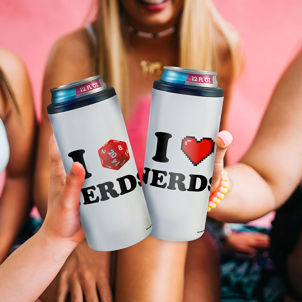 Trend Setters Original (I D20 Nerds) 12 Oz Slim Can Cooler SSKOOW0045