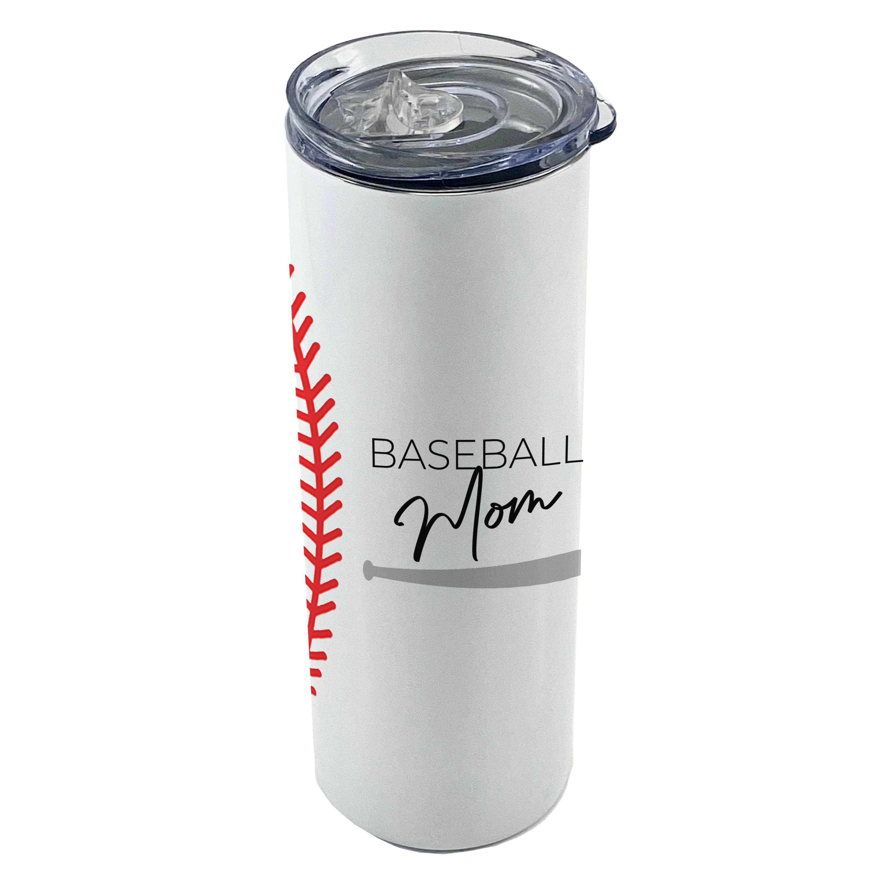 Sports Collection (Baseball Mom) 20 Oz Stainless Steel Travel Tumbler with Straw SSTUMW0055