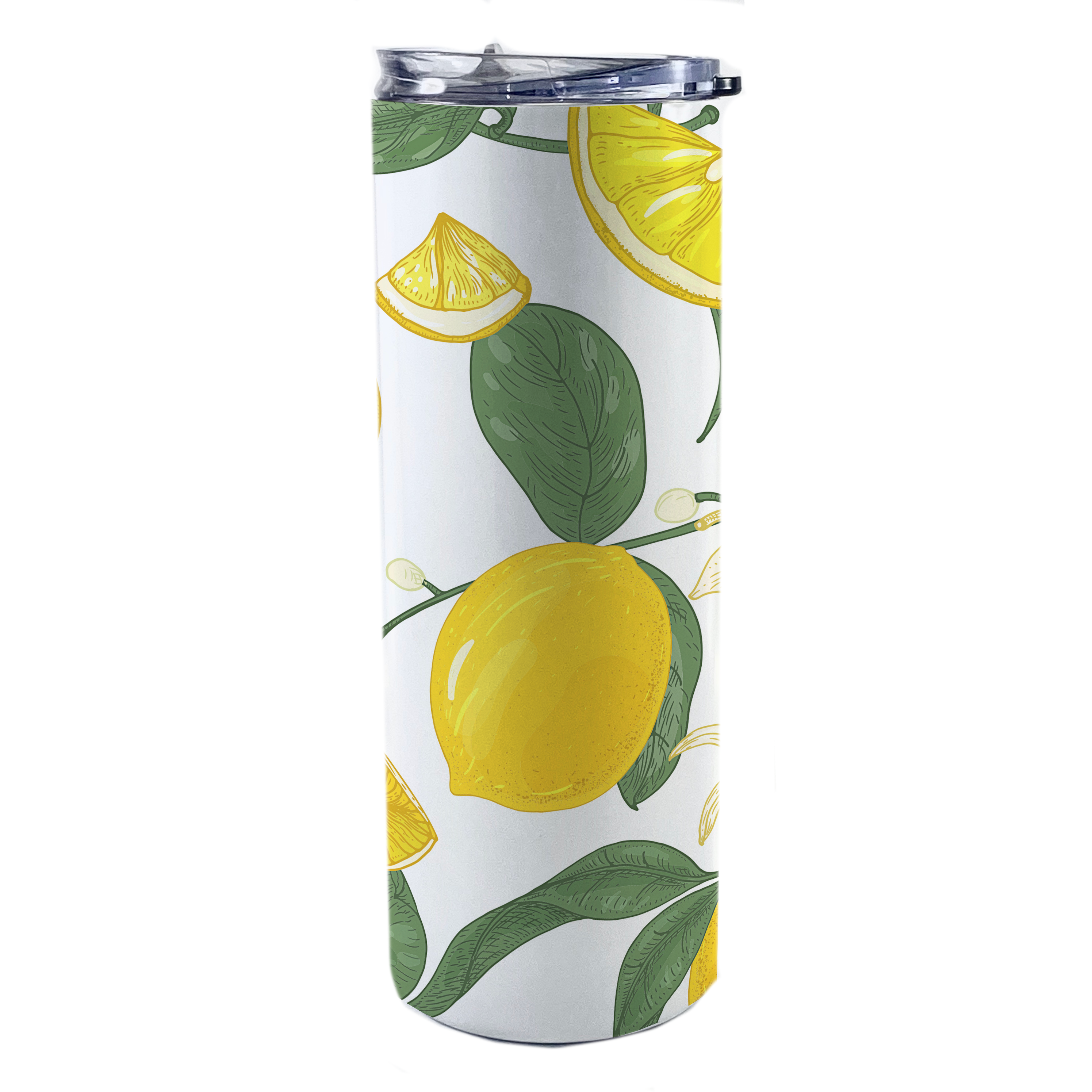 Trend Setters Originals (Lemons) 20 Oz Stainless Steel Travel Tumbler with Straw