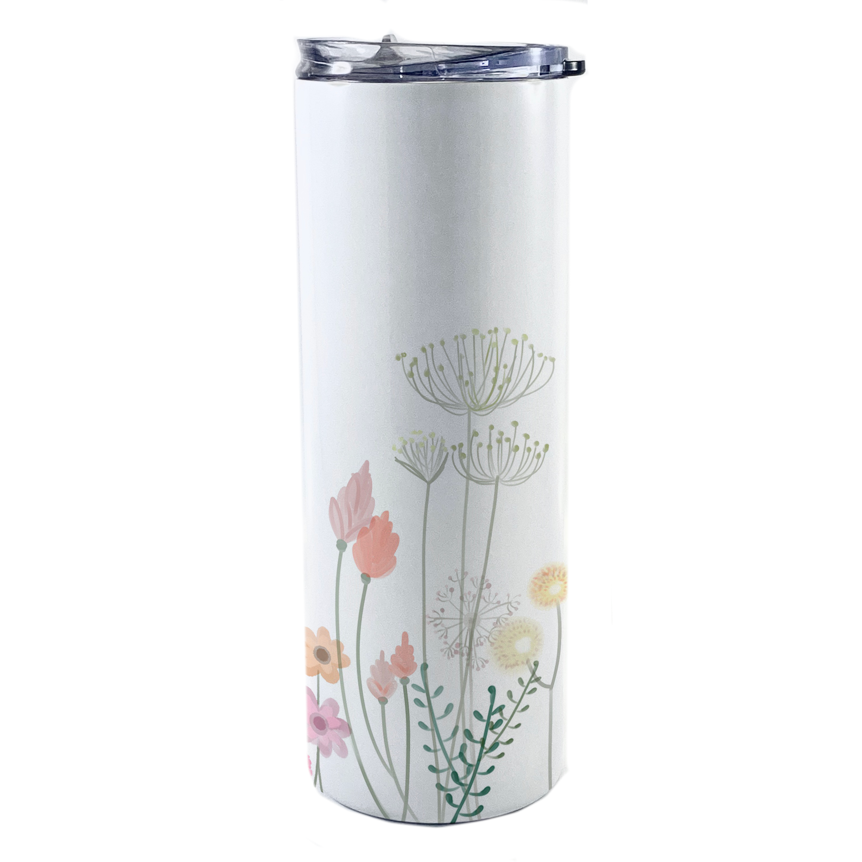 Trend Setters Originals (No Rain, No Flowers) 20 Oz Stainless Steel Travel Tumbler with Straw