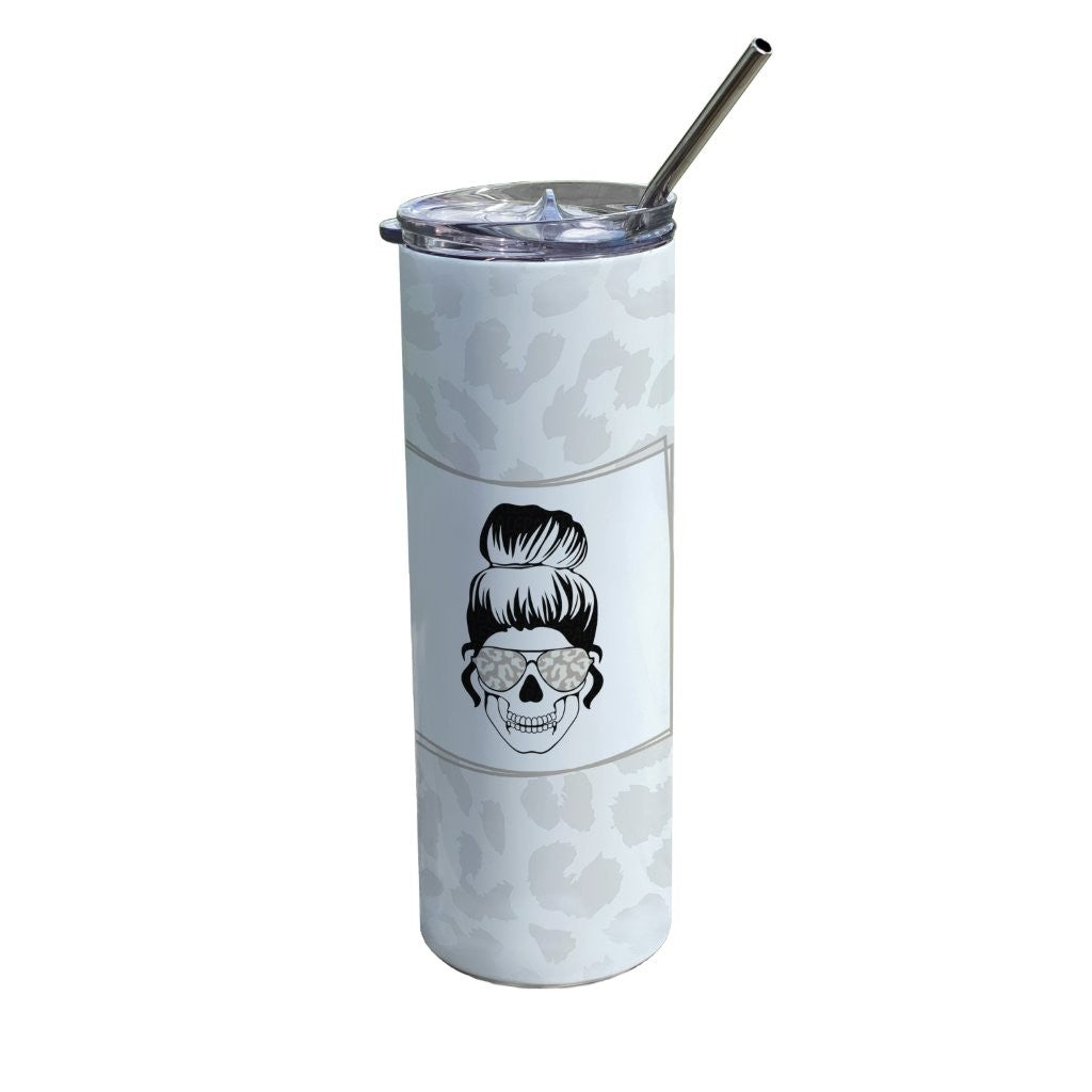 Parent Collection (Tired as a Mother) 20 Oz Stainless Steel Travel Tumbler with Straw SSTUMW0101