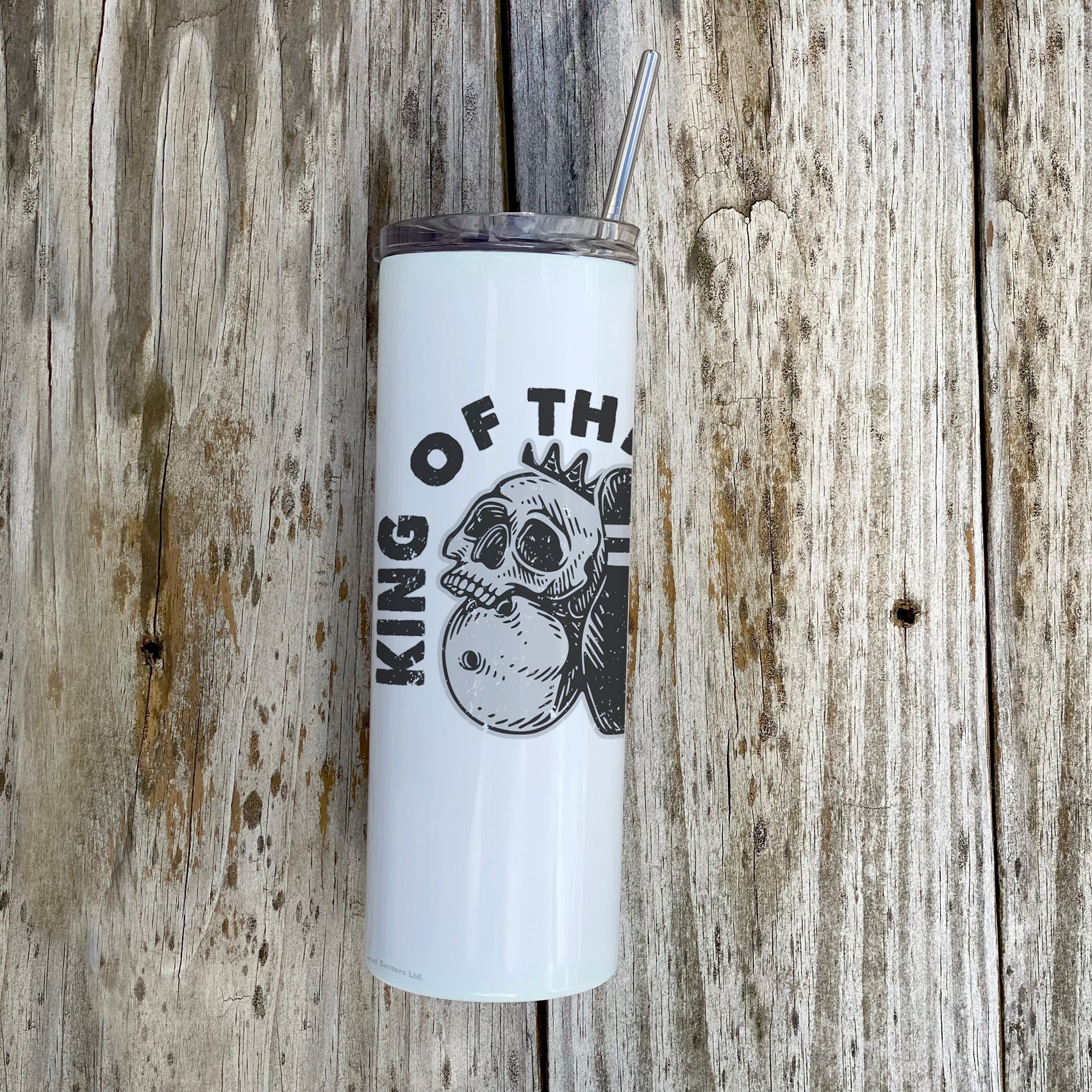 Sports Collection (King of the Lanes) 20oz Stainless Steel Tumbler with Straw SSTUMW0145