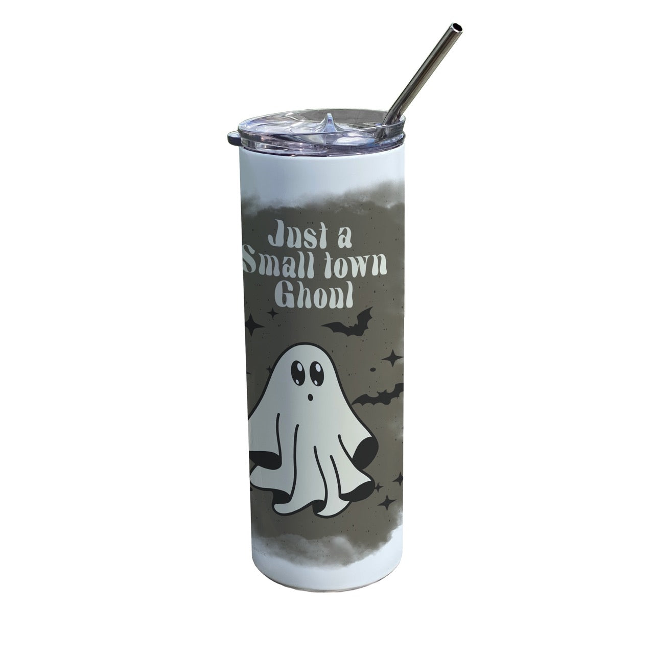 Trend Setters Originals (Small Town Ghoul) 20 oz Stainless Steel Travel Tumbler with Straw SSTUMW0162