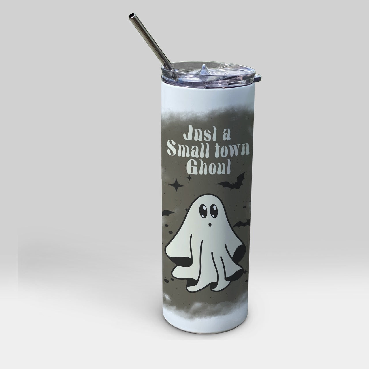 Trend Setters Originals (Small Town Ghoul) 20 oz Stainless Steel Travel Tumbler with Straw SSTUMW0162