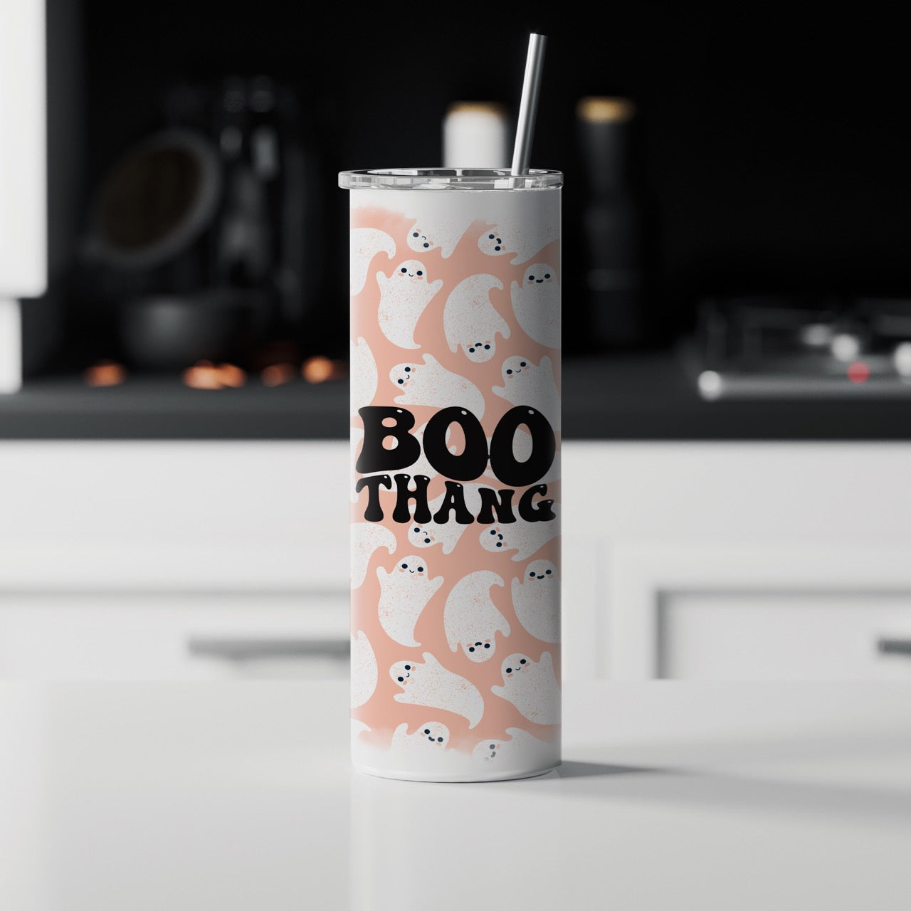 Trend Setters Originals (Boo Thang) 20 oz Stainless Steel Travel Tumbler with Straw SSTUMW0163