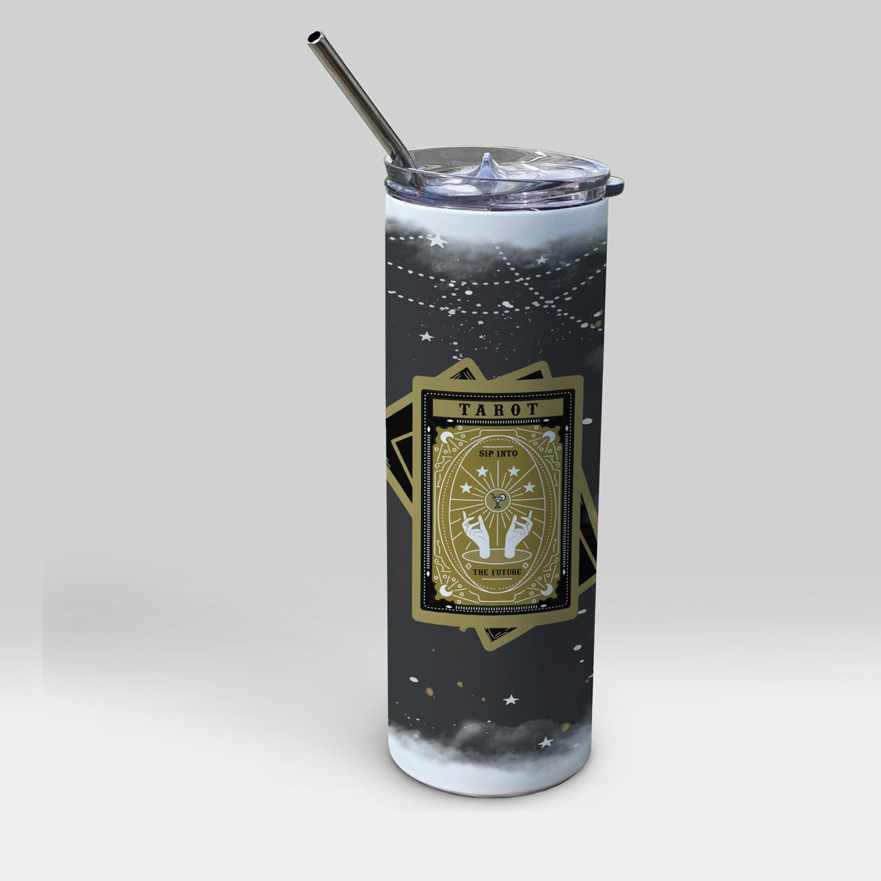 Trend Setters Originals (Tarot Cards) 20 oz Stainless Steel Travel Tumbler with Straw SSTUMW0164