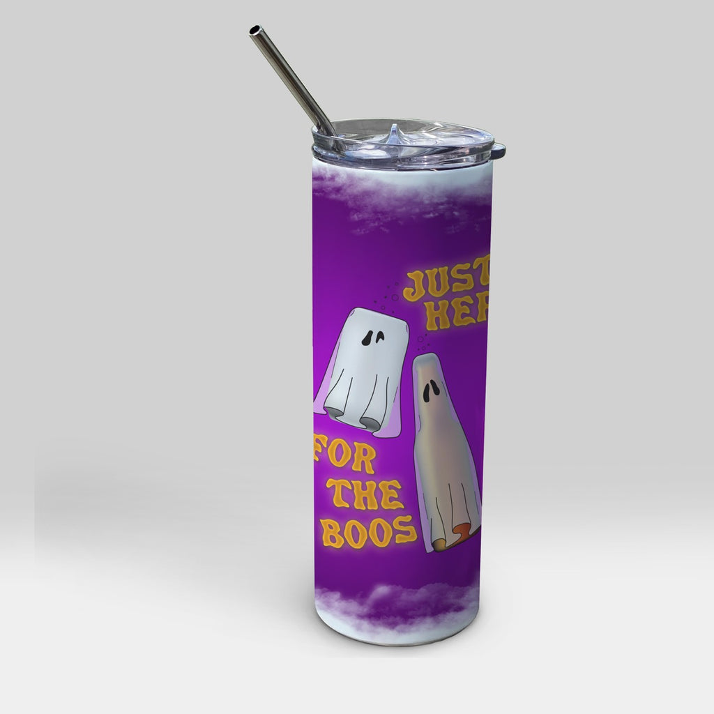 Trend Setters Originals (Here for the Boos) 20 oz Stainless Steel Travel Tumbler with Straw SSTUMW0165