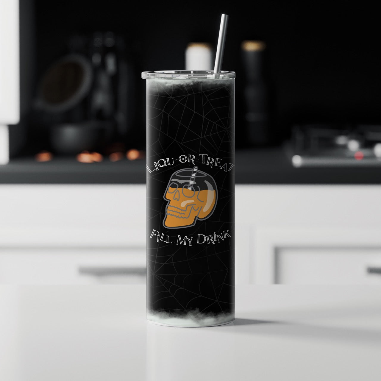 Trend Setters Originals (Liquor Treat) 20 oz Stainless Steel Travel Tumbler with Straw SSTUMW0166