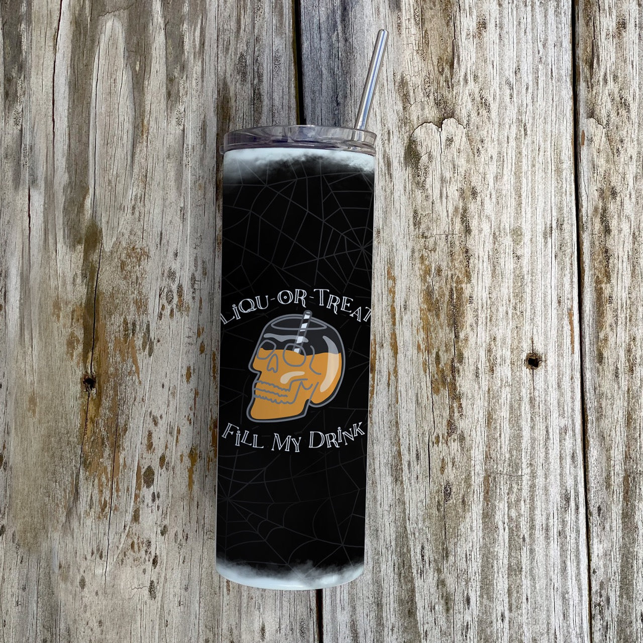 Trend Setters Originals (Liquor Treat) 20 oz Stainless Steel Travel Tumbler with Straw SSTUMW0166