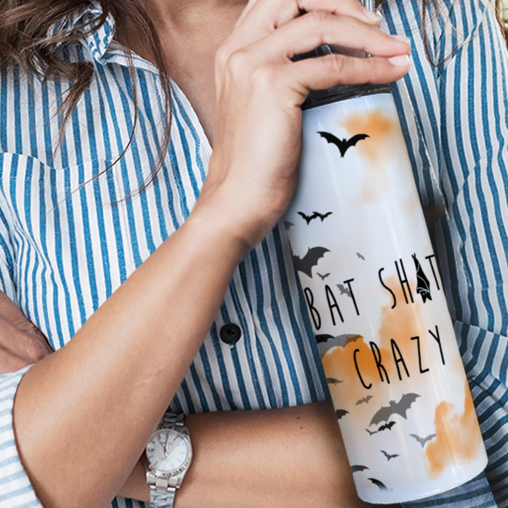 Trend Setters Originals (Bat Crazy) 20 oz Stainless Steel Travel Tumbler with Straw SSTUMW0168