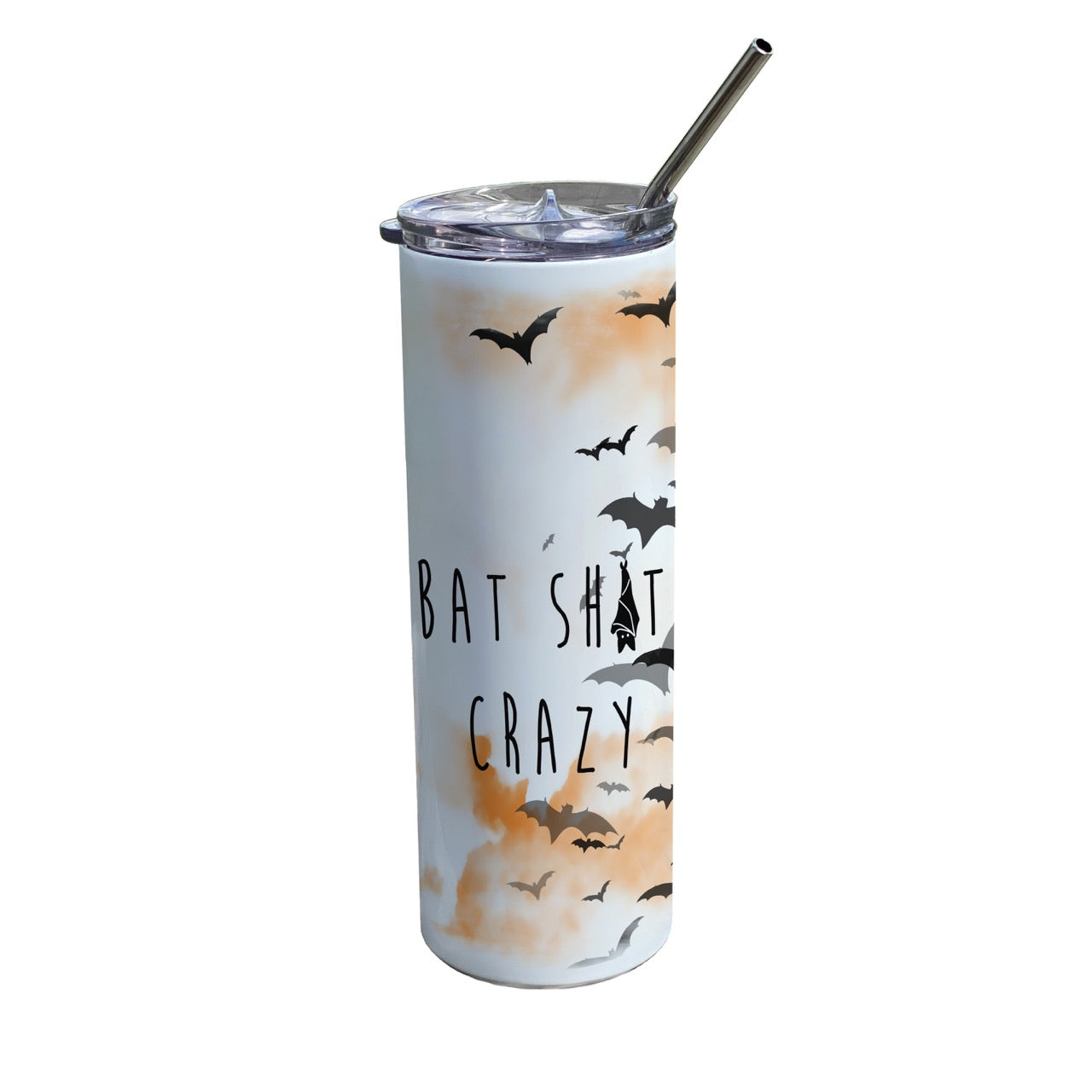 Trend Setters Originals (Bat Crazy) 20 oz Stainless Steel Travel Tumbler with Straw SSTUMW0168