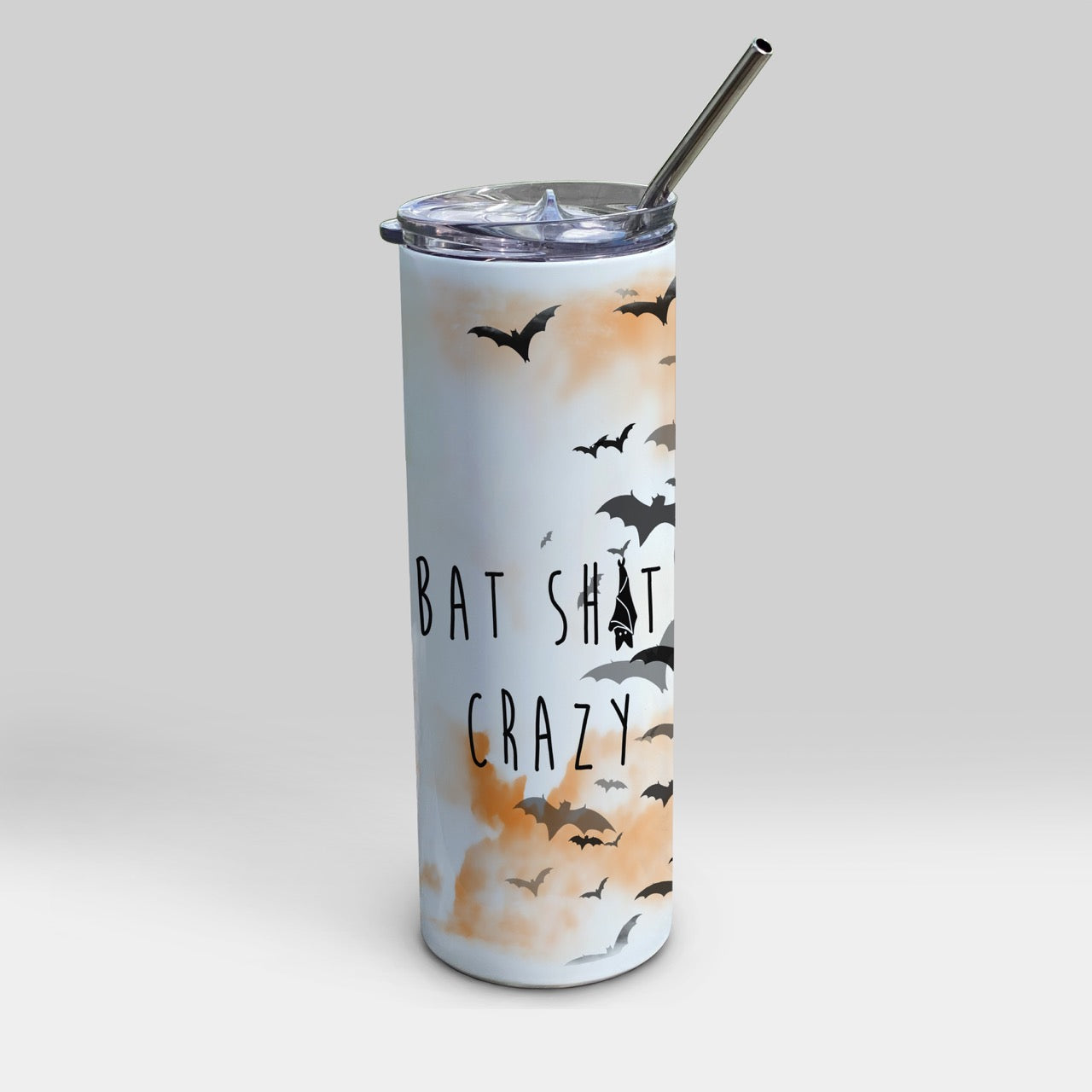 Trend Setters Originals (Bat Crazy) 20 oz Stainless Steel Travel Tumbler with Straw SSTUMW0168