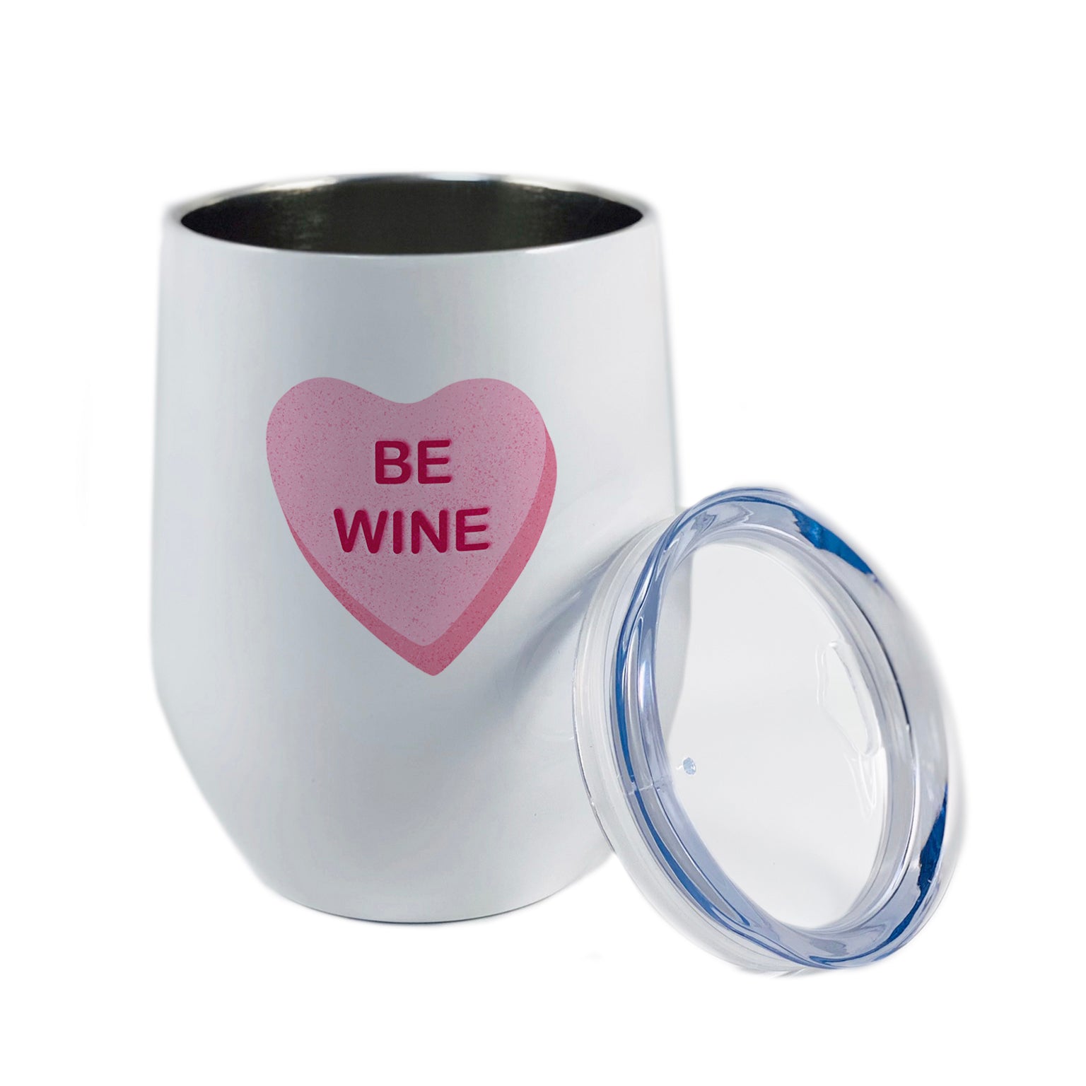 Valentines Day Collection (Be Wine) 12 oz Stainless Steel Wine Tumbler SSWINW143