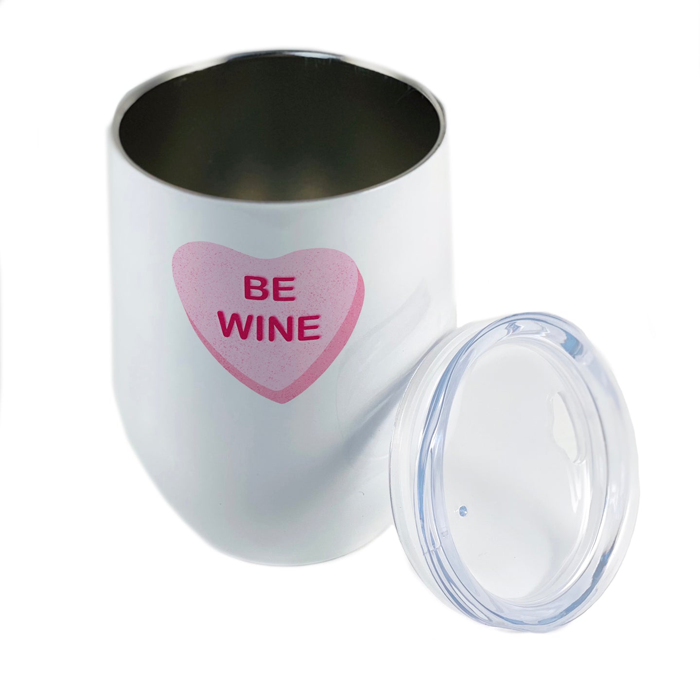 Valentines Day Collection (Be Wine) 12 oz Stainless Steel Wine Tumbler SSWINW143