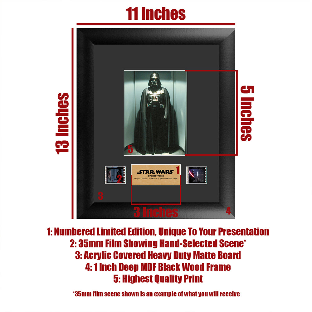 Star Wars (Darth Vader) Limited Edition Single FilmCells Presentation SW255IW