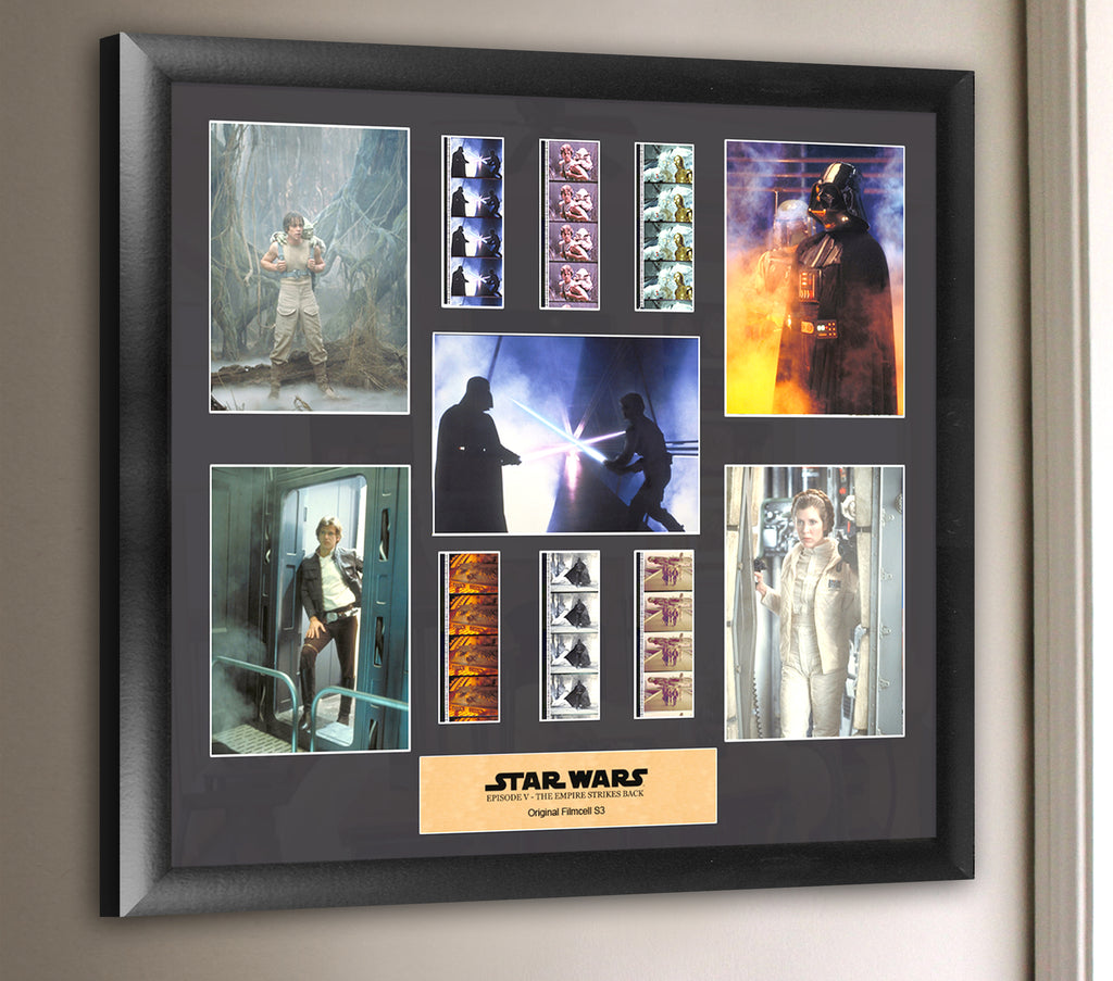 Star Wars Episode V: The Empire Strikes Back (S3) FilmCells Presentation Limited Edition Montage Wall Art SW70IW