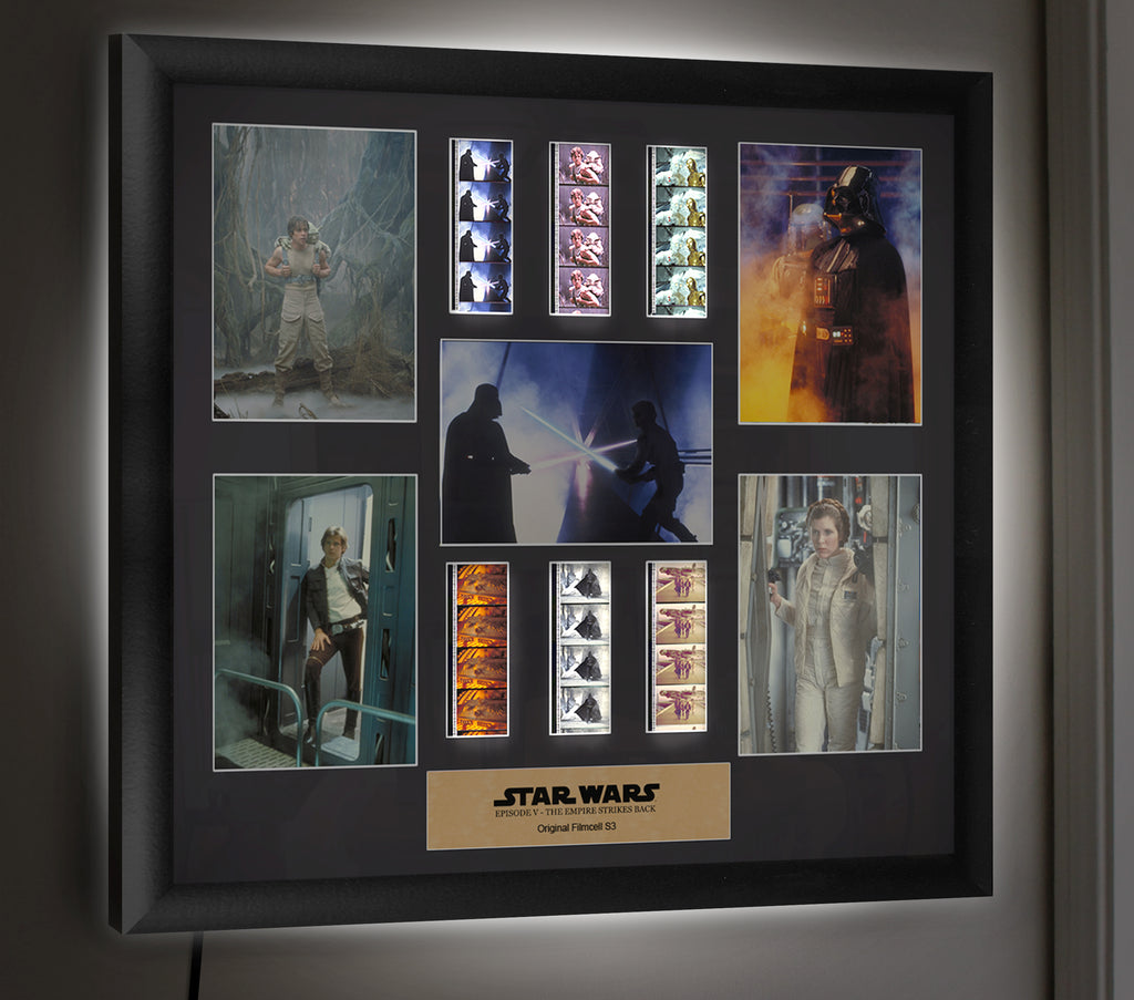 Star Wars Episode V: The Empire Strikes Back (S3) FilmCells Presentation Limited Edition Montage Wall Art SW70IW