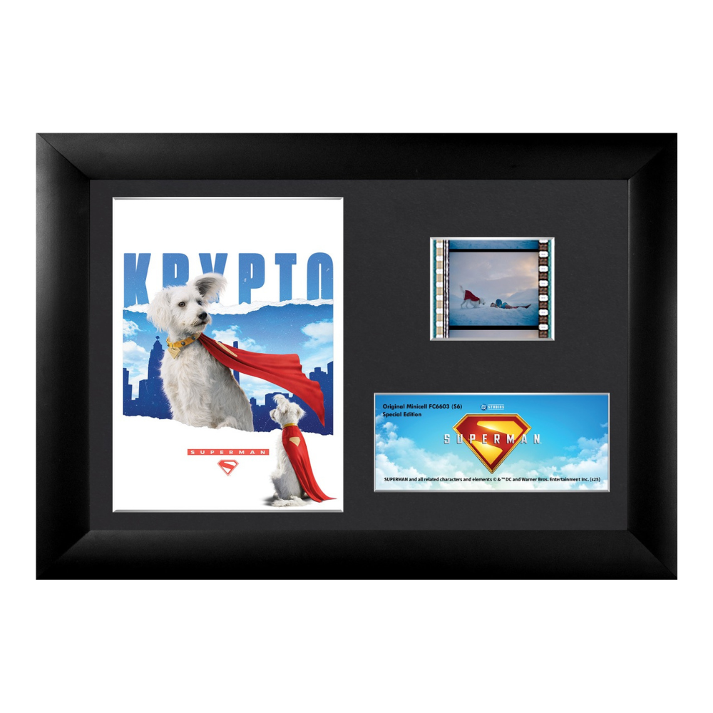 Superman (2025) (Krypto the Superdog) Minicell FilmCells Framed Desktop Presentation USFC6603