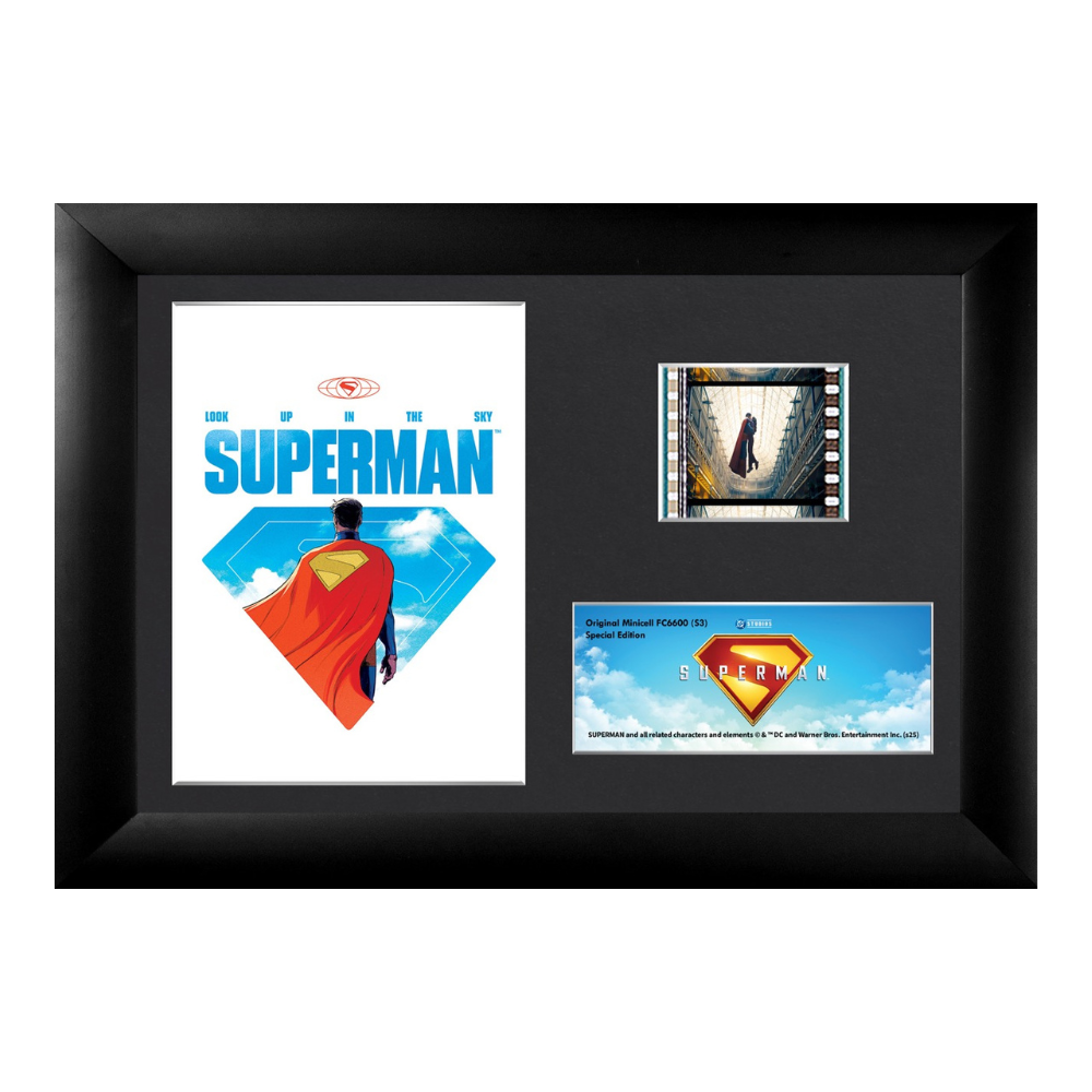 Superman (2025) (Look Up In The Sky) Minicell FilmCells™ Framed Desktop Presentation USFC6600