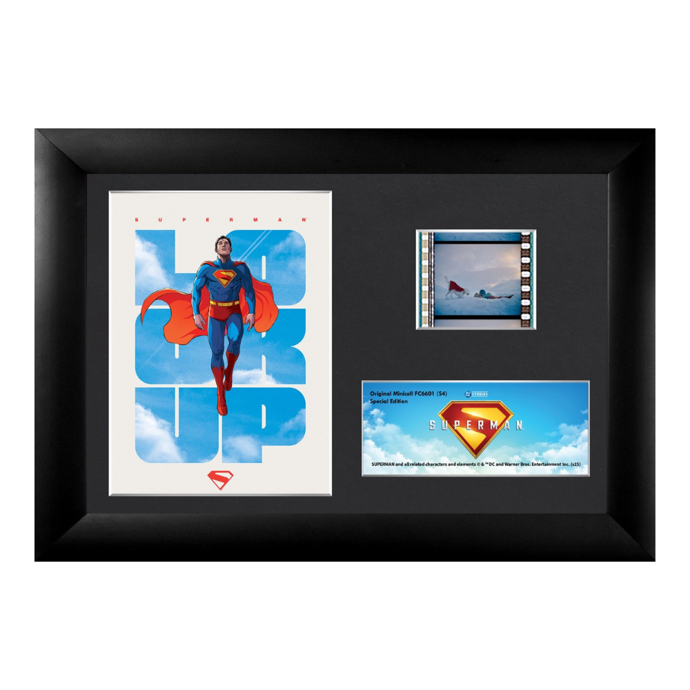 Superman (2025) (Look Up) Minicell FilmCells™ Framed Desktop Presentation USFC6601