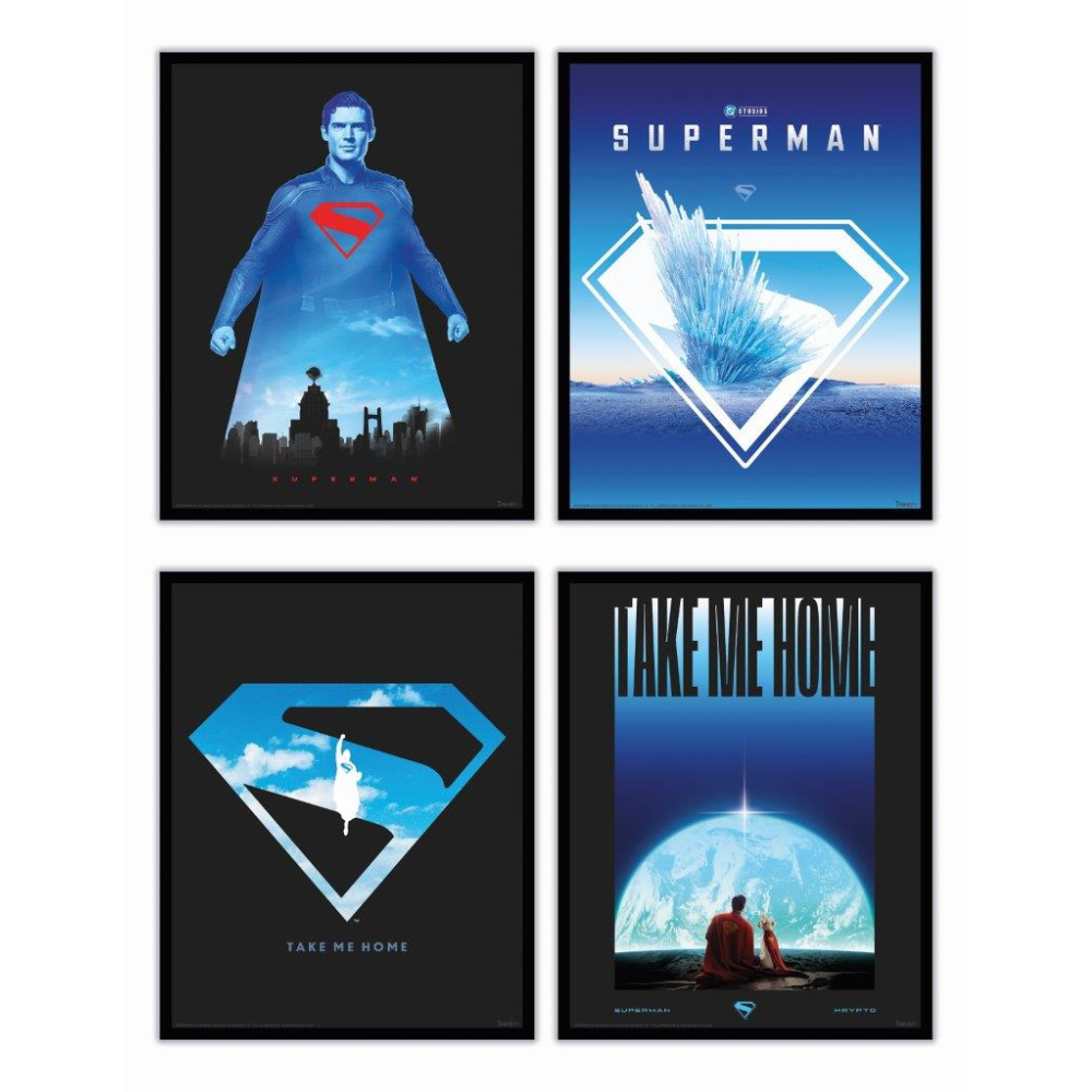 Superman (2025) (Take Me Home) TrendyPrint™ Wall Art Set TP08100678