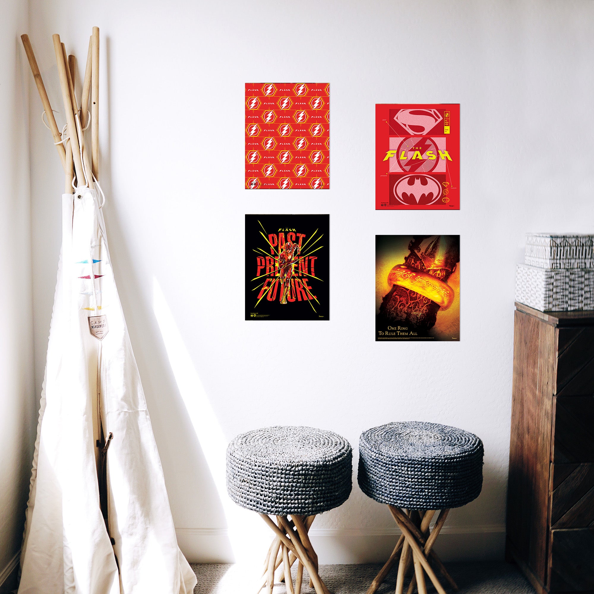 The Flash (Past Present Future) TrendyPrint™ Wall Art Set TP08100013