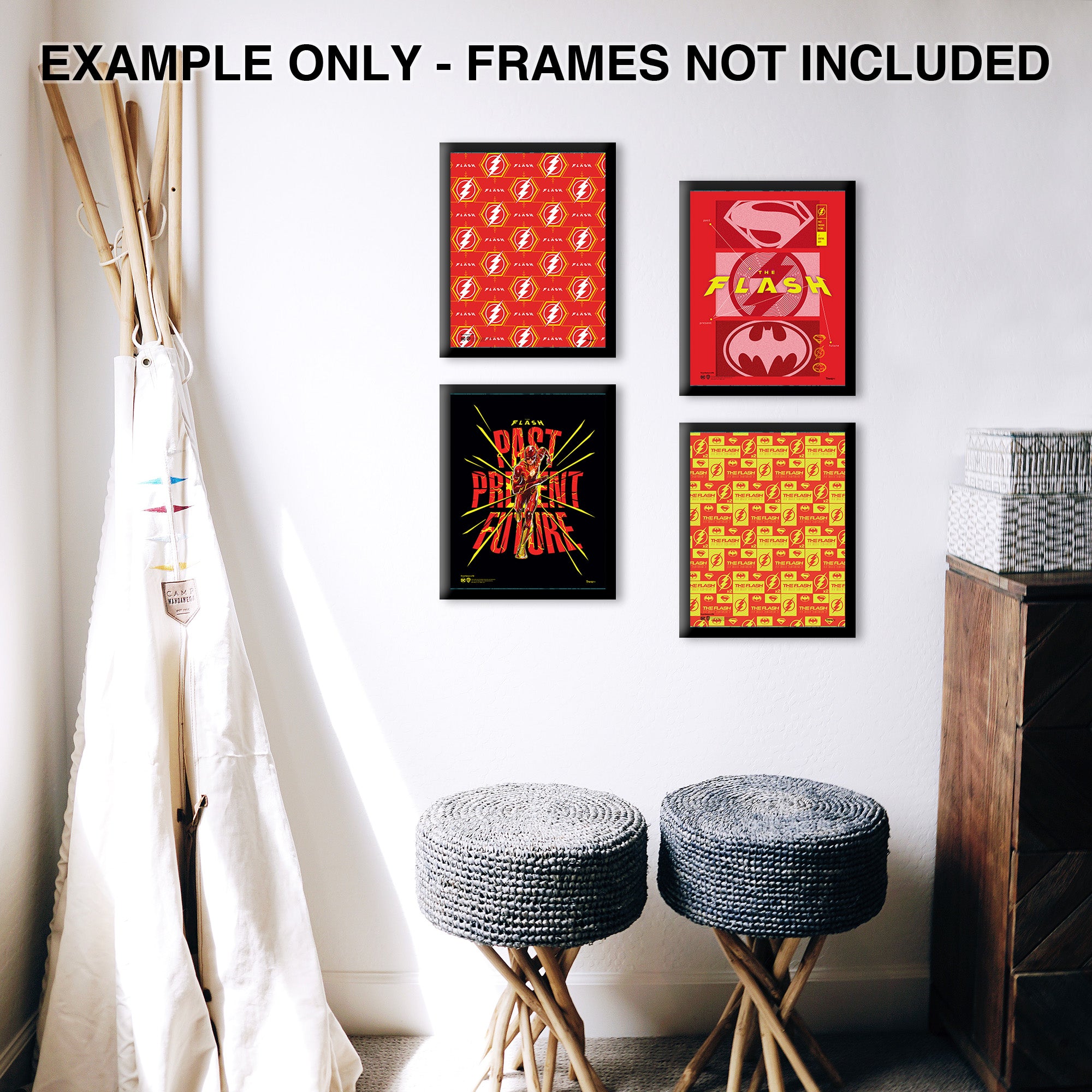 The Flash (Past Present Future) TrendyPrint™ Wall Art Set TP08100013